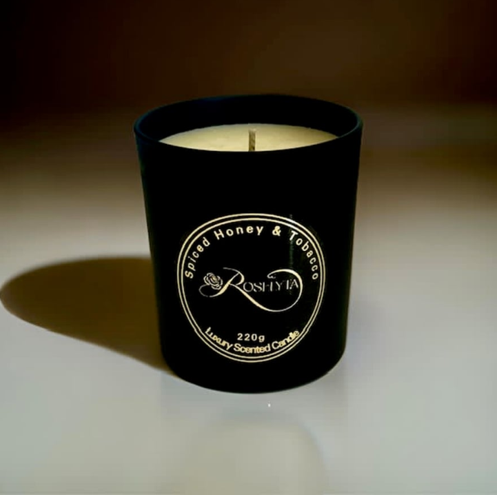Spiced Honey & Tobacco Scented Candle