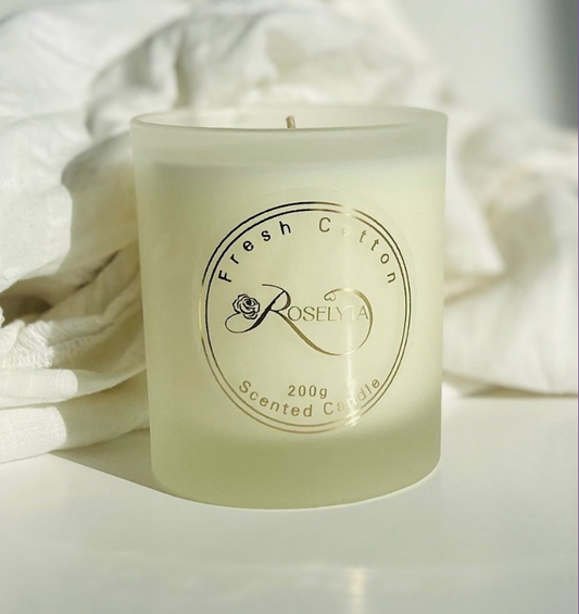 Fresh Cotton Scened Candle