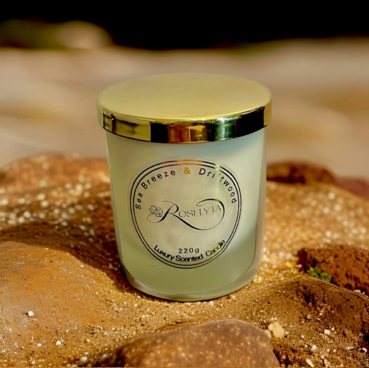 Sea Breeze & Driftwood Scented Candle